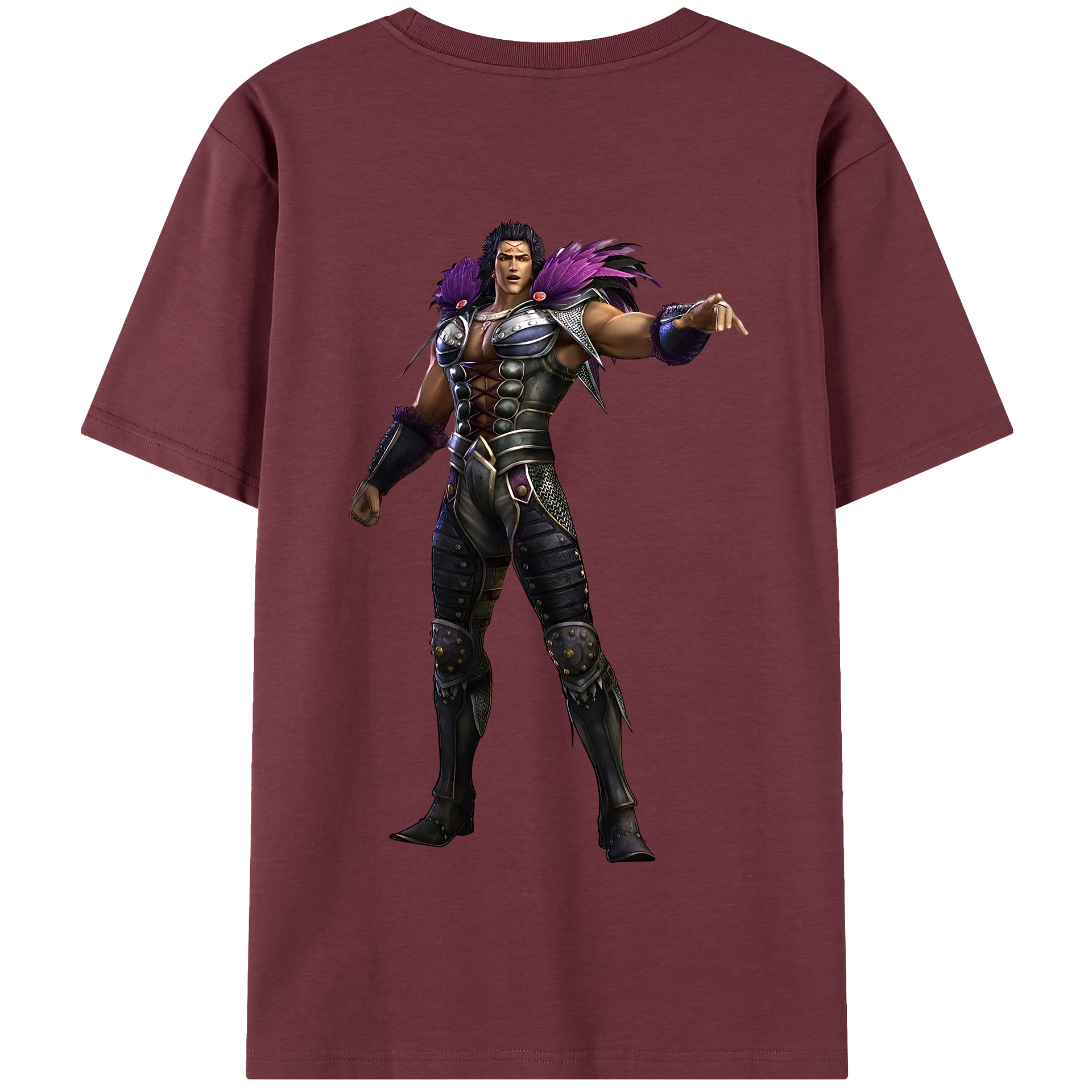 （画像用） 北斗の拳 Fist of the North Star 綿100％半袖Tシャツ（背面プリント）